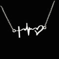 Heartbeat Love Ogrlica — Srebro 925
