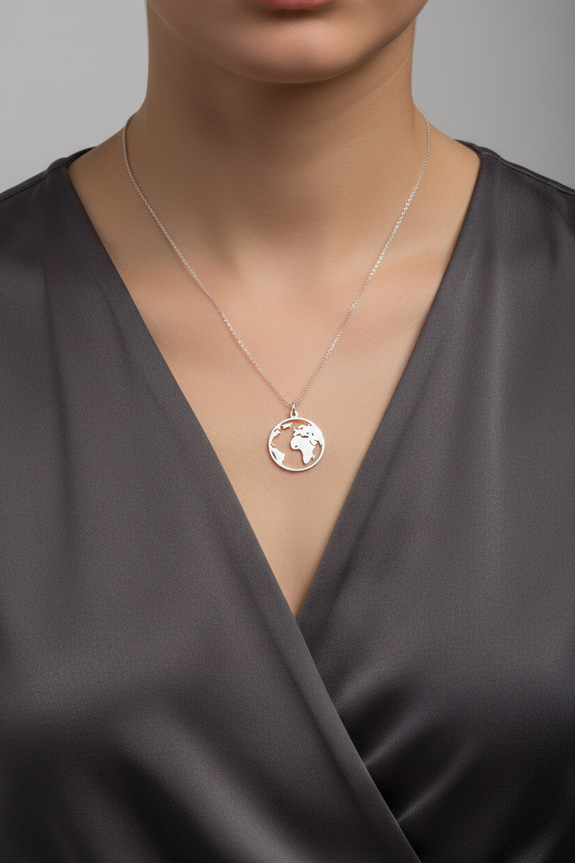The World Necklace — Srebro 925