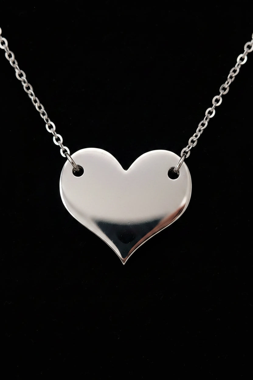 Heart Necklace — Srebro 925