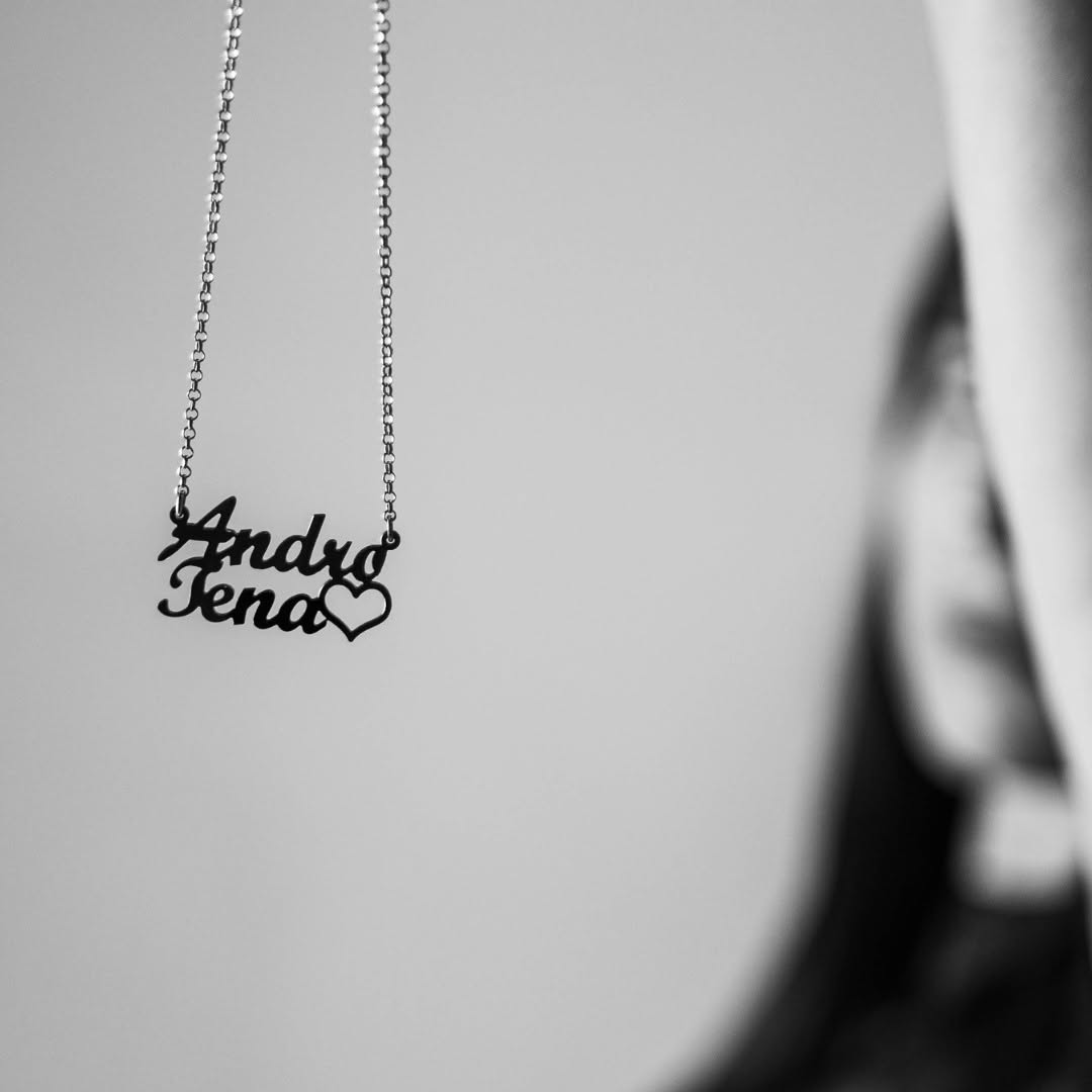 Name Necklace — Srebro 925