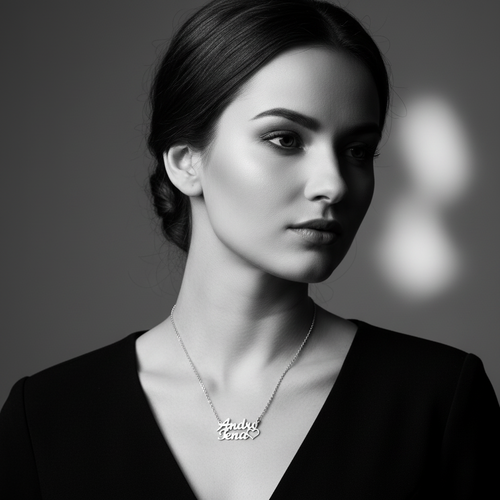 Name Necklace — Srebro 925